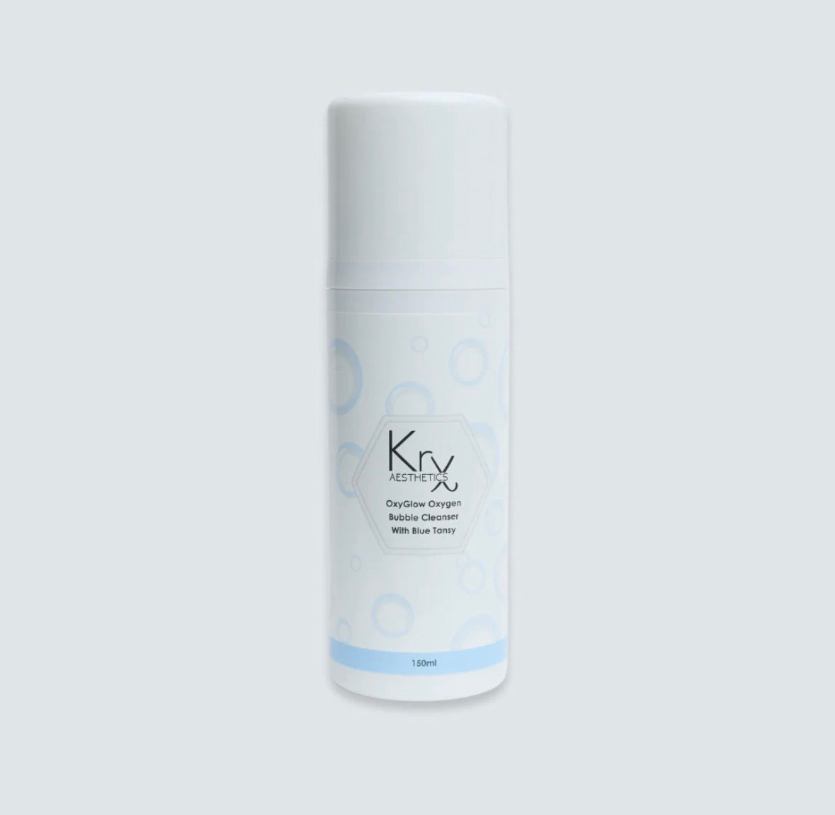 KrX OxyGlow Blue Tansy Bubble Cleanser